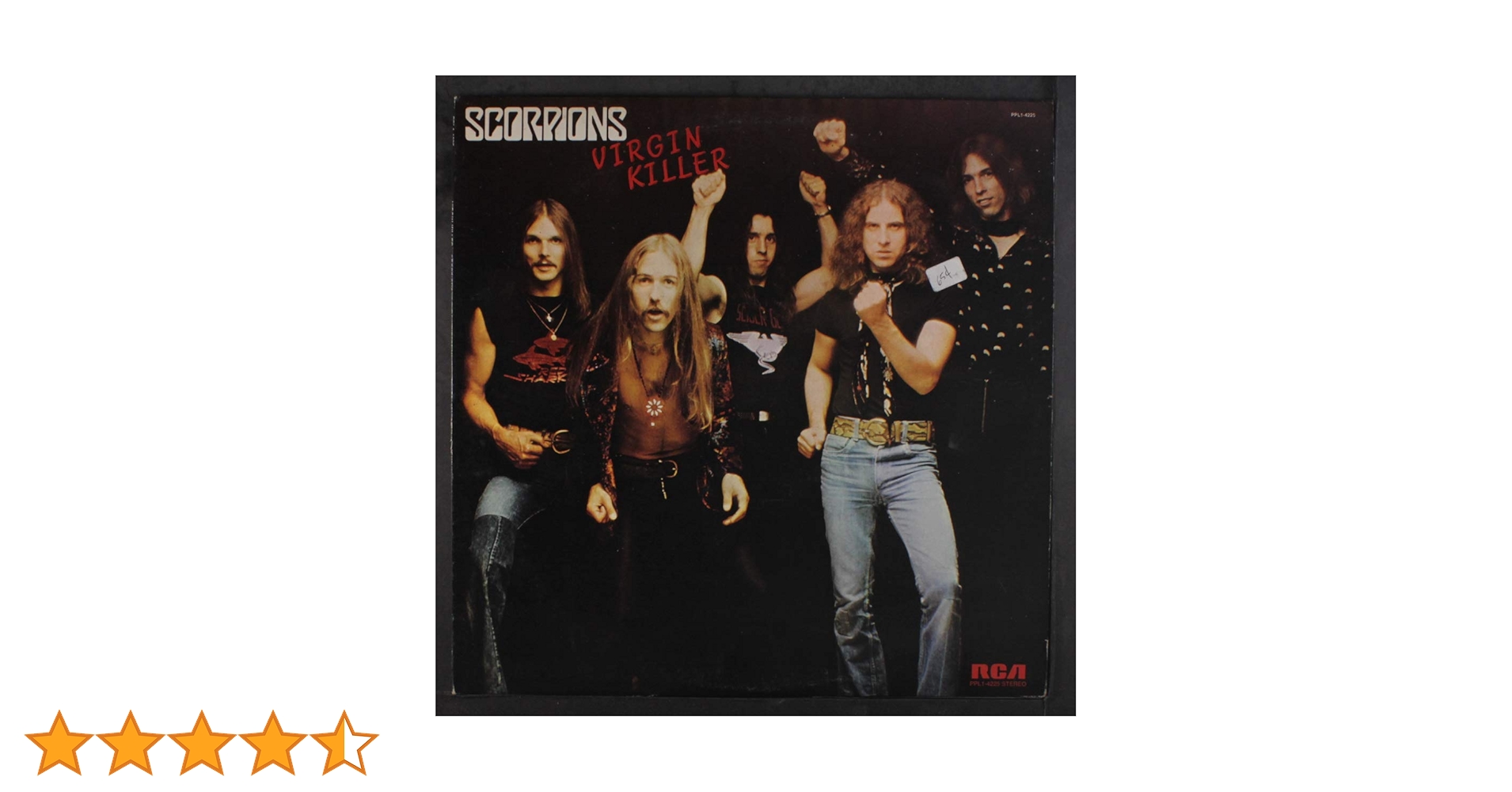 Scorpions Virgin Killer 1976 RCA レコード Scorpions 